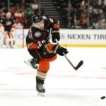 Kevin Shattenkirk #22 of the Anaheim Ducks shoots during a 3-2 Ducks win over the Montreal Canadiens at Honda Center on March 03, 2023 in Anaheim, California.
