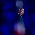 Gov. Ron DeSantis of Florida, a Republican presidential candidate, at a campaign stop in Washington, D.C.