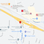 A map showing the Planet Fitness gym in Gardner, Mass.