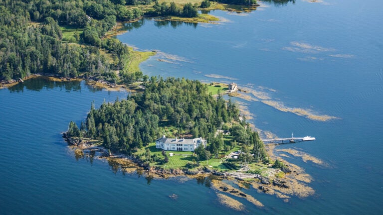 399 Hermit's Point Road Islesboro ME aerial