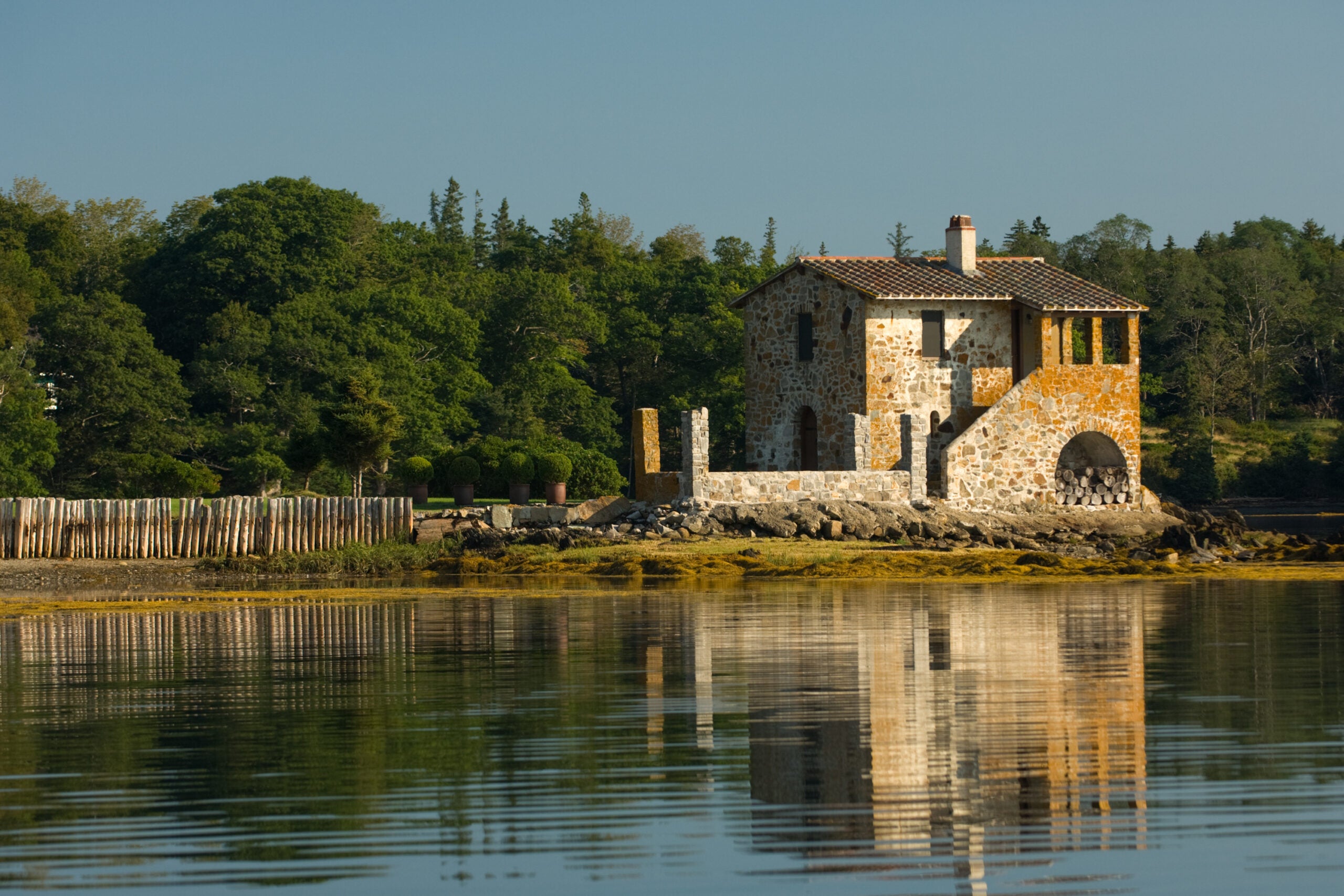 399 Hermit's Point Road Islesboro Maine stone guest house