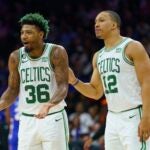 Marcus Smart (left) and Grant Williams were two leaders among the Celtics.