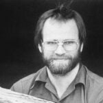 James Lewis holds documents at federal court