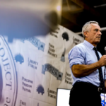 Robert F. Kennedy Jr. delivers a speech.