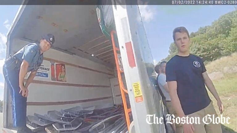 Body camera footage shows State Police stop of U-Haul from Patriot Front demonstration in Boston - Vimarsana News