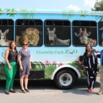Complimentary shuttle at Franklin Park Zoo