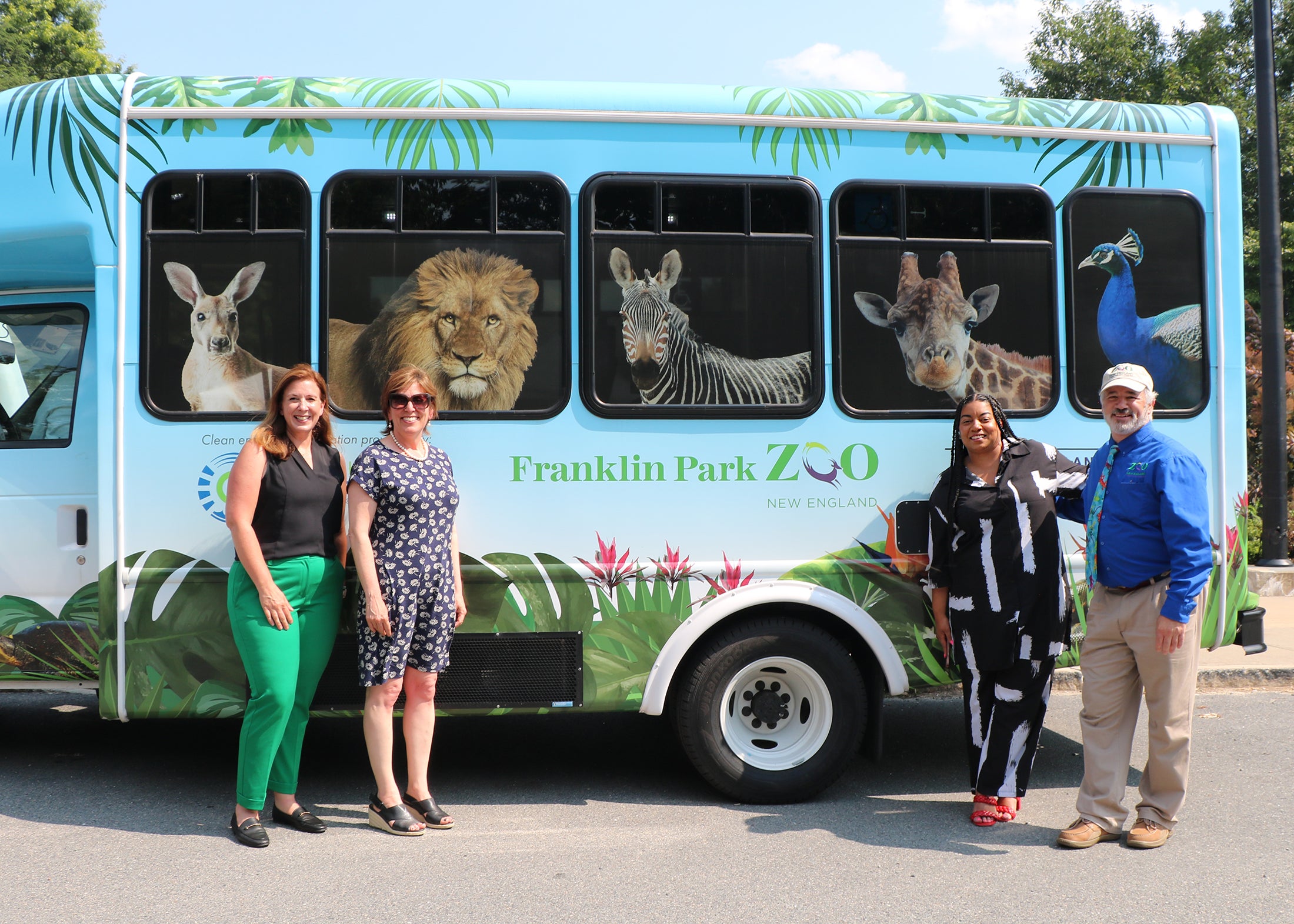 Complimentary shuttle at Franklin Park Zoo