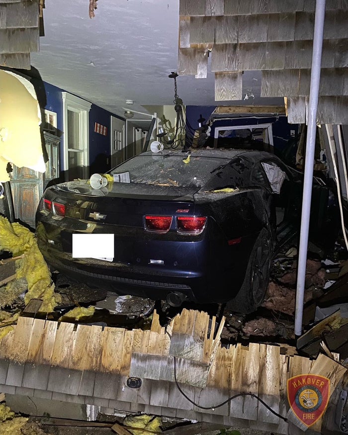 Car crashes into side of house in Hanover