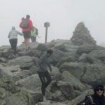 The summit of New Hampshire's Mount Washington.