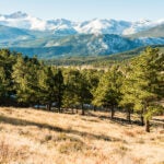 The Rocky Mountain National Park in Colorado.