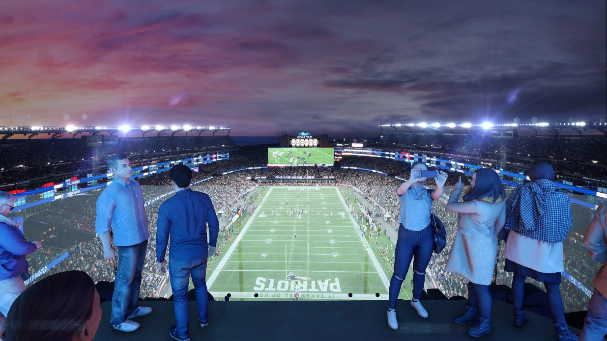 Renovations planned for Gillette Stadium include a new lighthouse