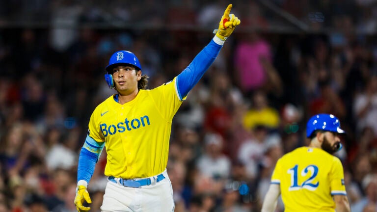 Why are the Red Sox wearing yellow and blue? Origins of uniform examined