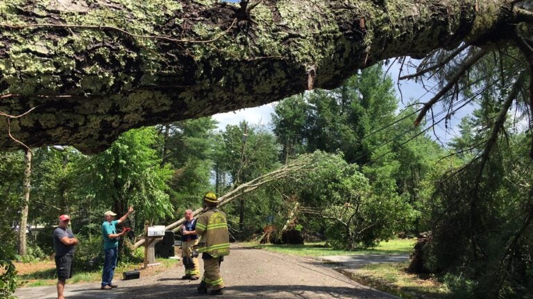 Two tornadoes touch down during Tuesday's storms