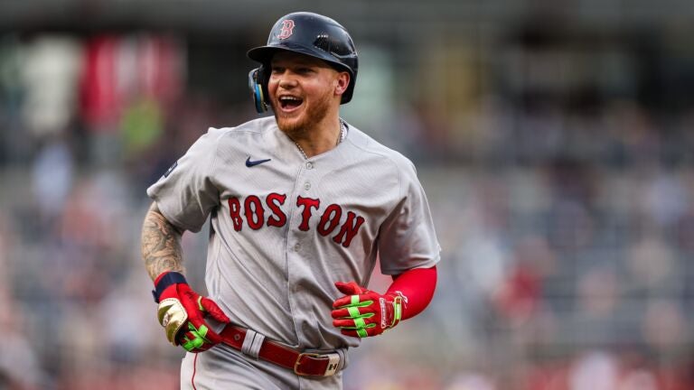 News Photo : Alex Verdugo of the Boston Red Sox in action