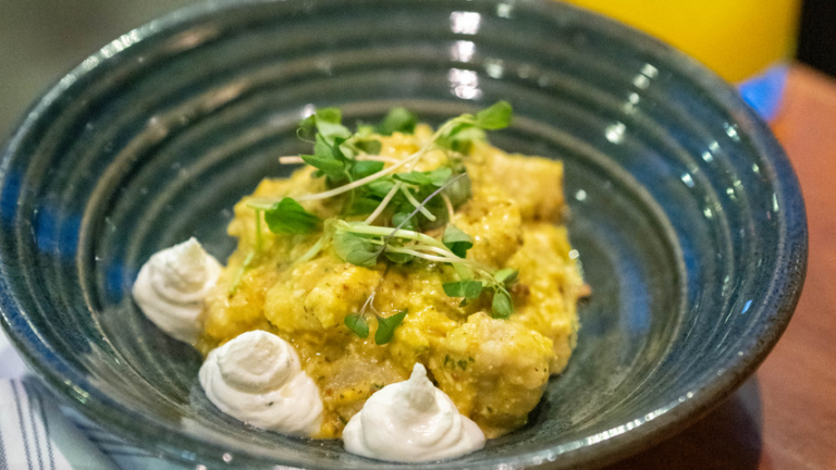 Hand Rolled Cauliflower Gnocchi