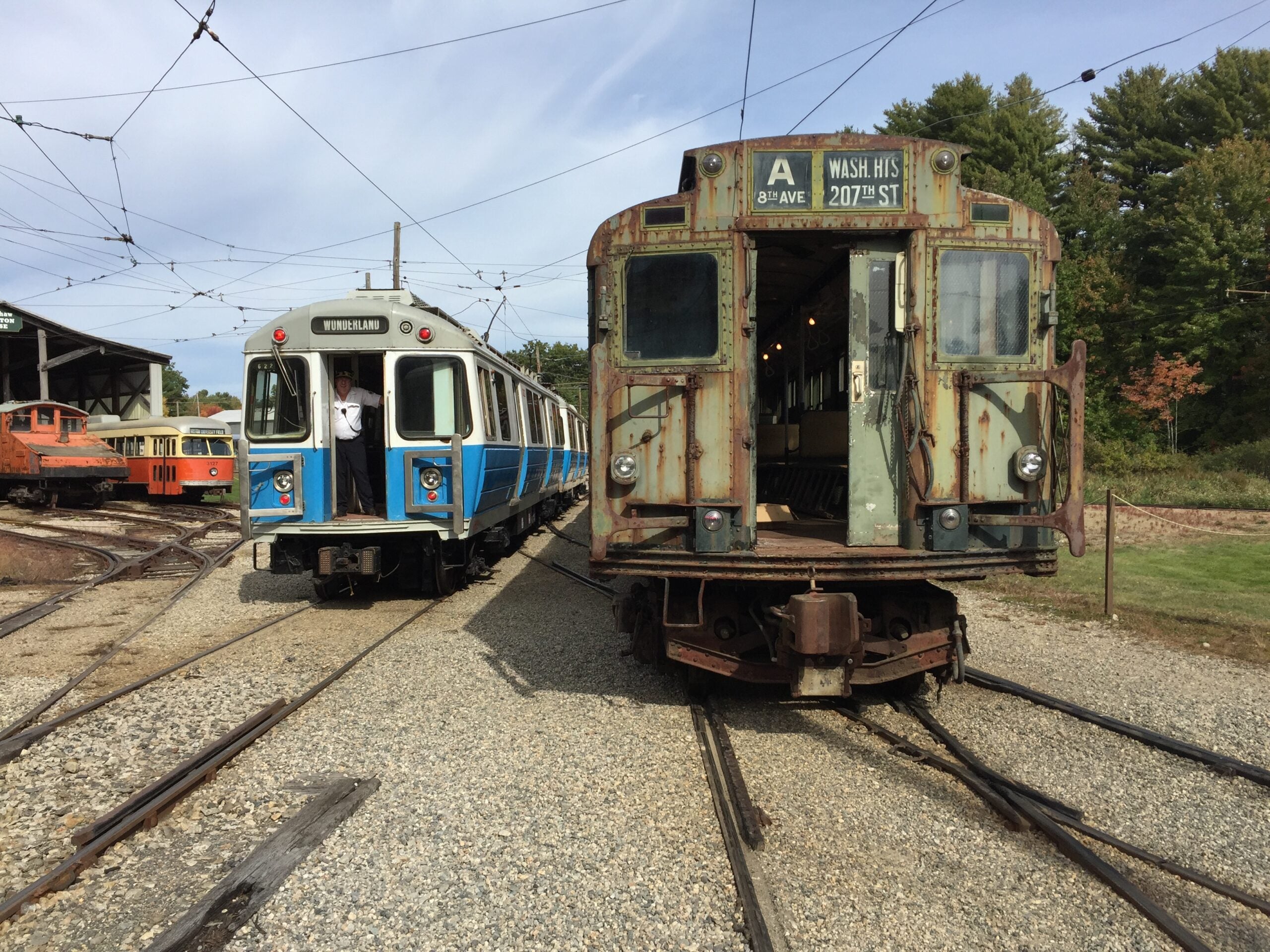 Photo: Brake wheel end, Logging tank car album