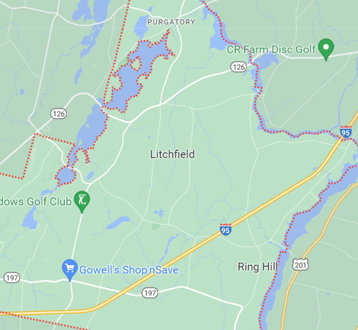 Map of Litchfield