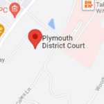 Map of Plymouth District Court.