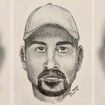 A police artist's sketch of the suspect in an alleged assault on the Riverwalk in Waltham.