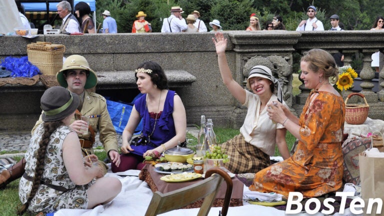 The Roaring Twenties Lawn Party at Castle Hill at the Crane Estate.