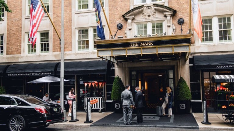 The Mark Hotel in Manhattan on Thursday, Aug. 13, 2020.