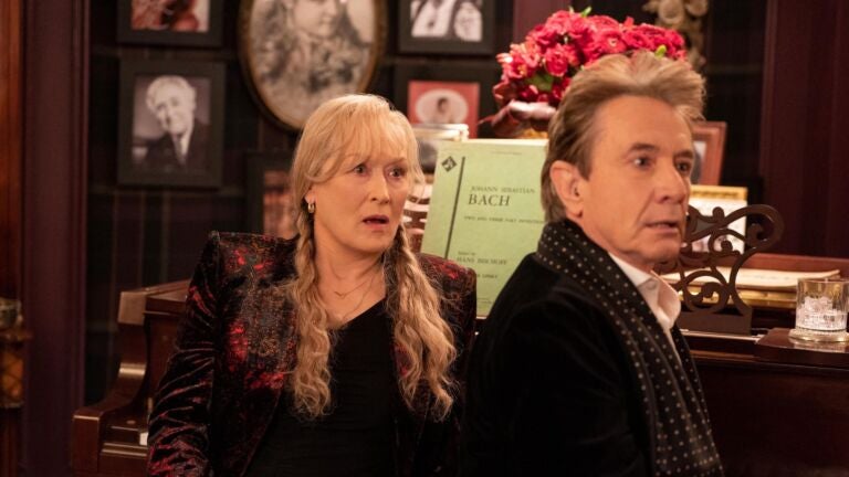 Meryl Streep and Martin Short in Season 3 of "Only Murders in the Building" on Hulu.