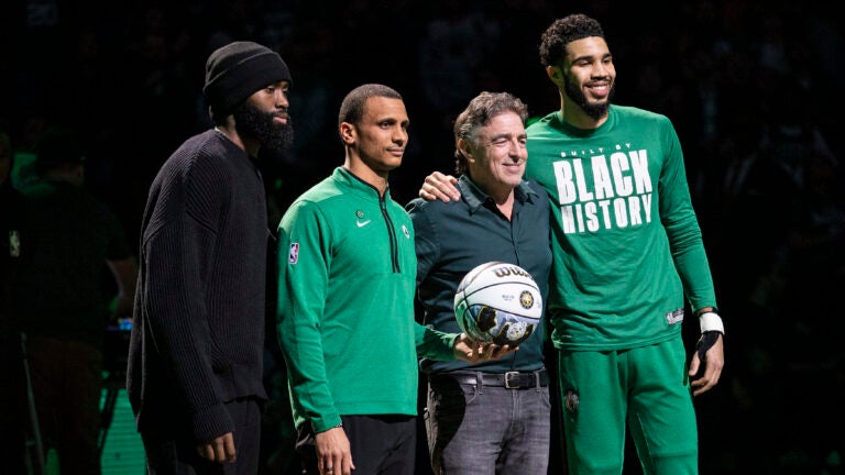 Goggles Jaylen' Joins Celtics' Headgear Club