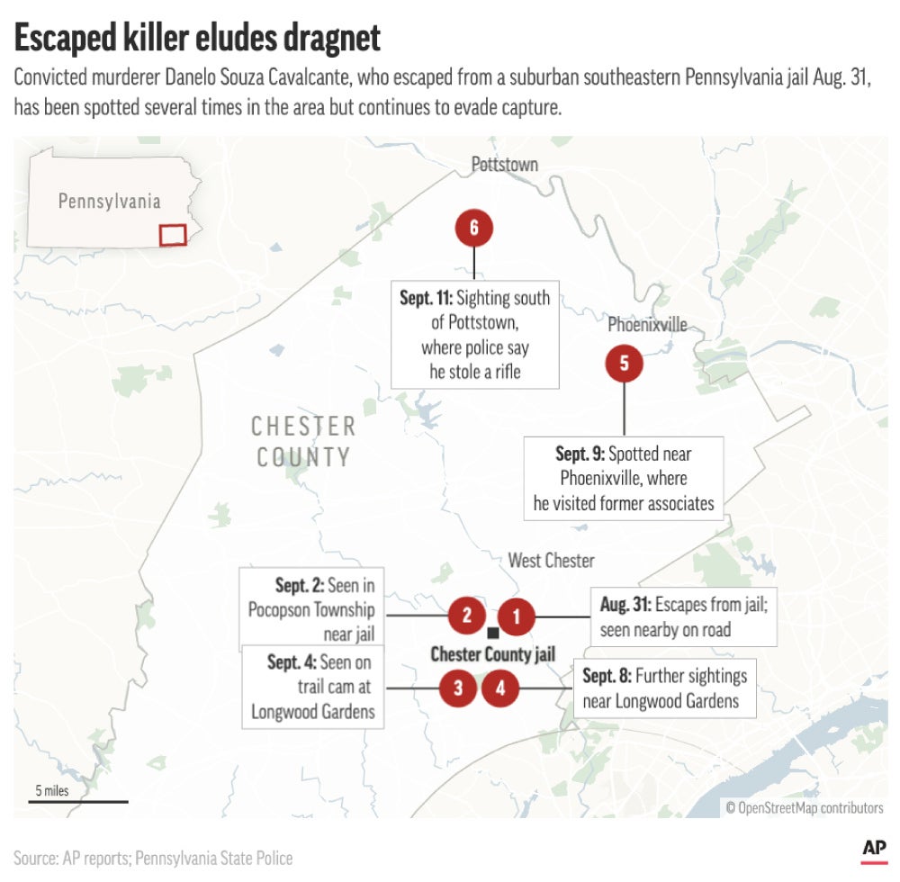 Escaped murderer Danelo Cavalcante has been captured, Pennsylvania ...