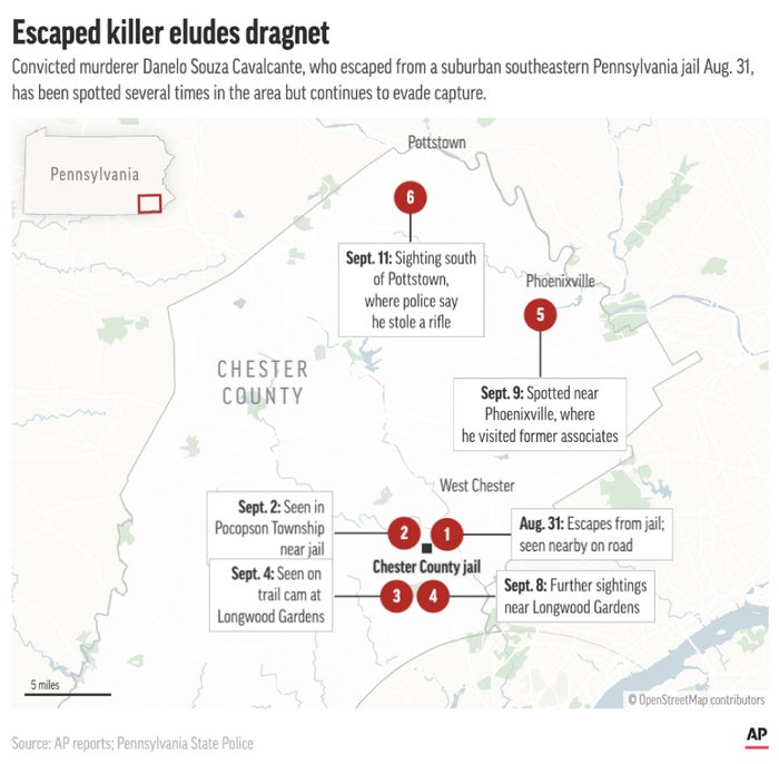 Escaped murderer Danelo Cavalcante has been captured, Pennsylvania ...