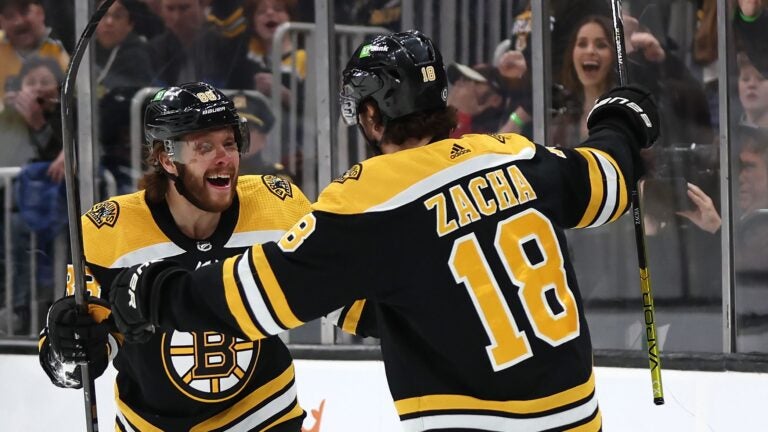 David Pastrnak Does His Job In Return To Lineup