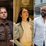 Fall movie preview 2023: Leonardo DiCaprio in "Killers of the Flower Moon," Emma Stone in "Poor Things," and Jeffrey Wright in "American Fiction."