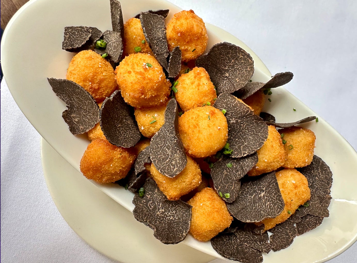 The truffle tater tots at Grill 23.