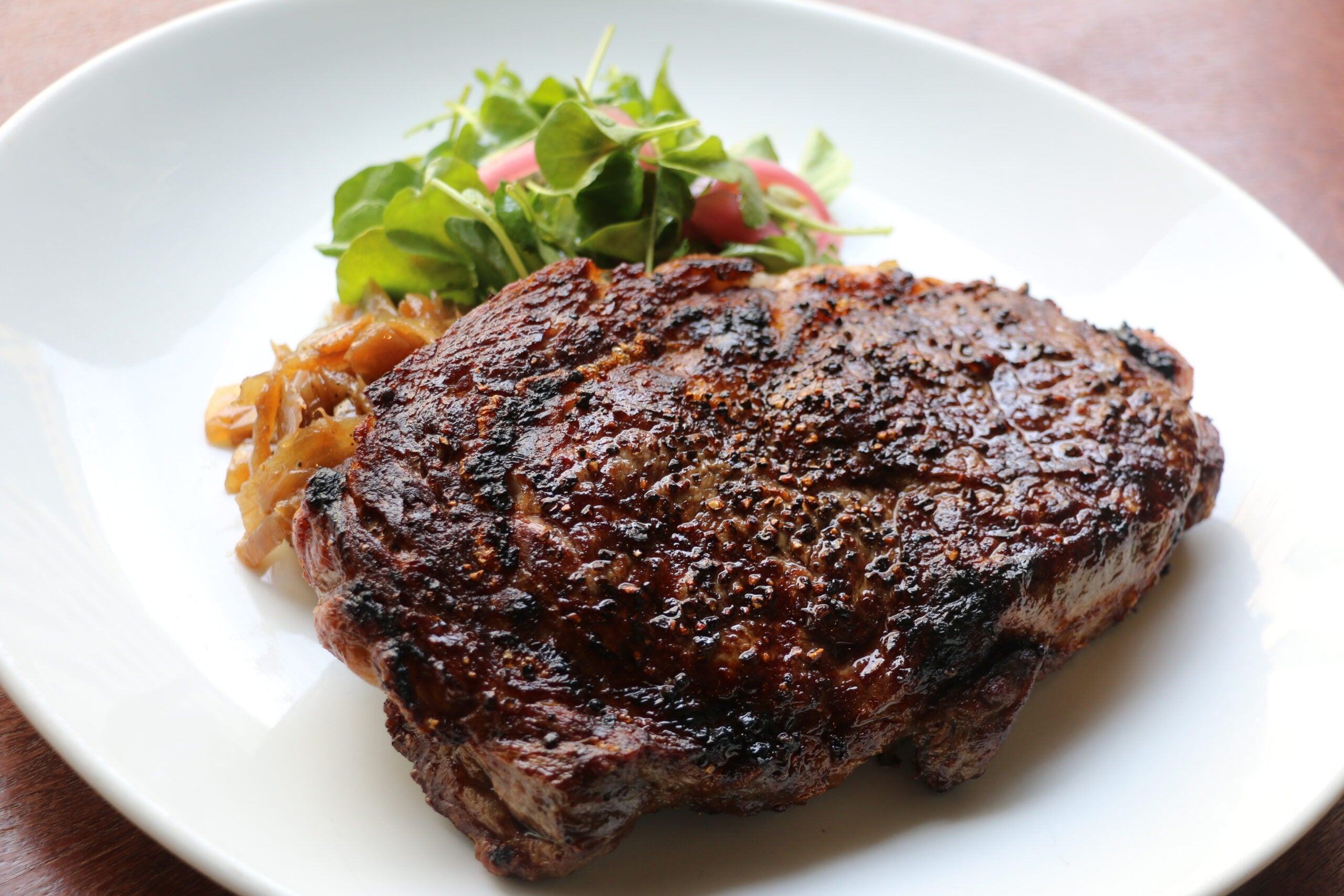 The 100-day aged prime ribeye at Grill 23.