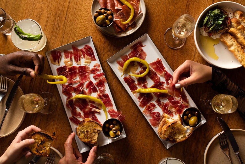 The Jamon Iberico at Boqueria.