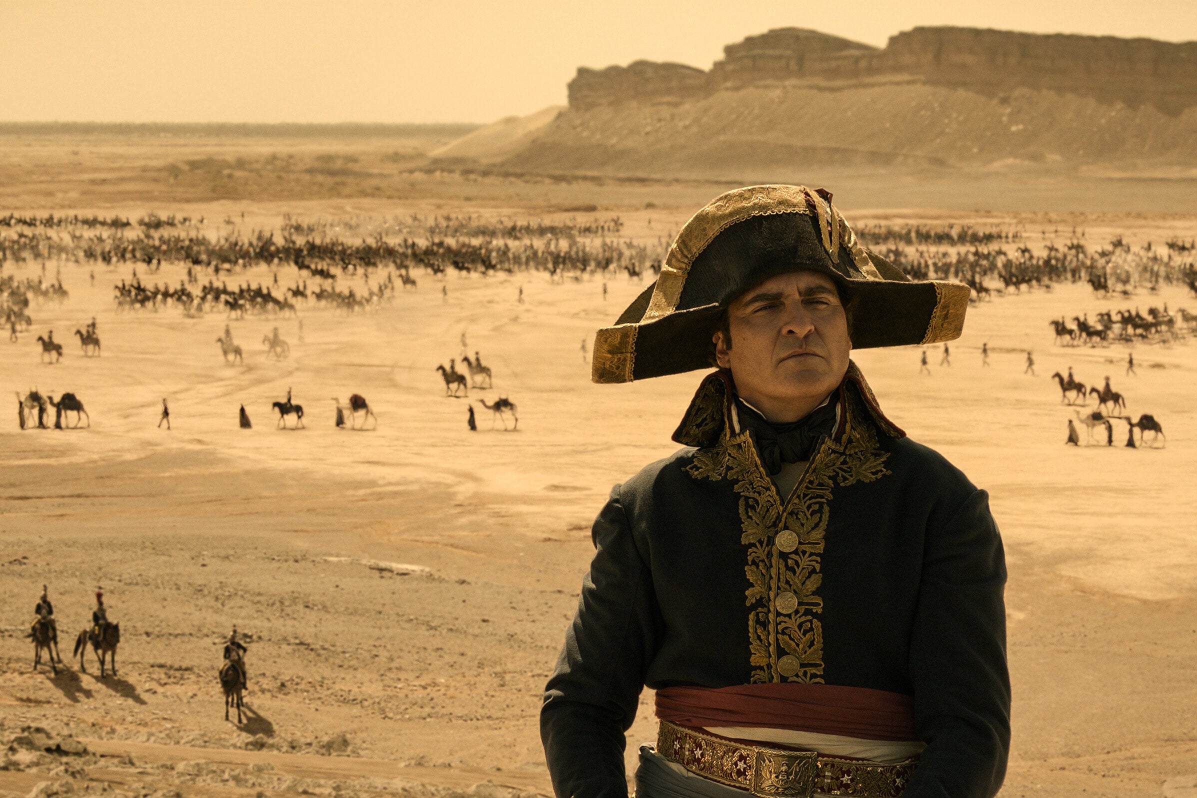 Joaquin Phoenix in "Napoleon."