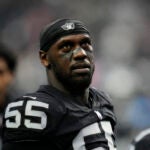 Las Vegas Raiders defensive end Chandler Jones.