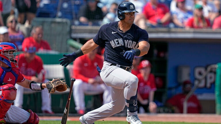 Yankees' Jasson Dominguez has huge first game after promotion