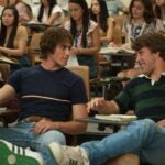 Blake Jenner plays Jake and Temple Baker plays Plummer in "Everybody Wants Some!!"