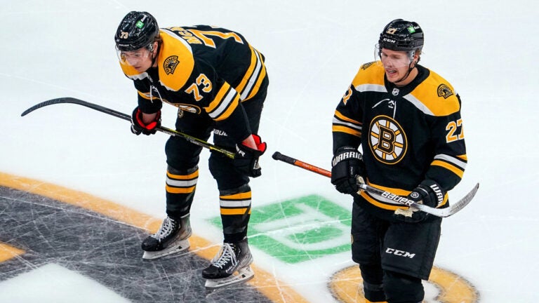 BRUINS: Defenseman Charlie McAvoy takes big step toward return to play