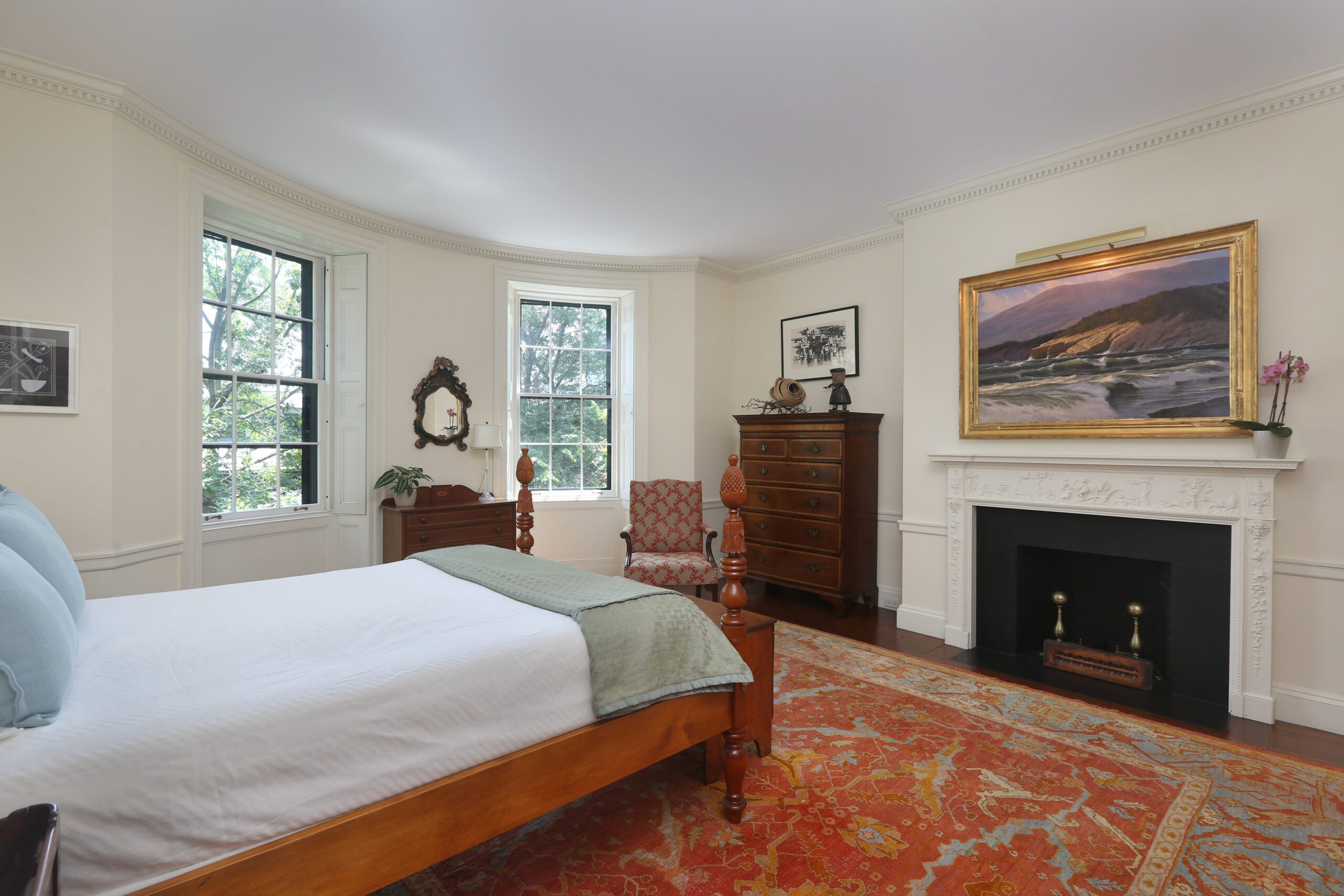 92 Mount Vernon St Boston MA bedroom Luxury Home of the Week