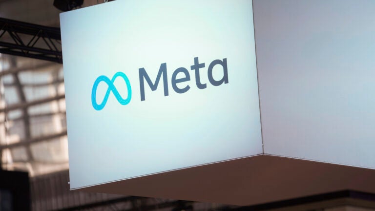 The Meta logo.