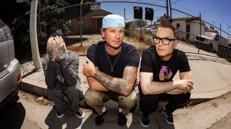 Blink 182: Travis Barker, Tom DeLonge, and Mark Hoppus will play a show at Fenway Park in Boston on July 23, 2024.