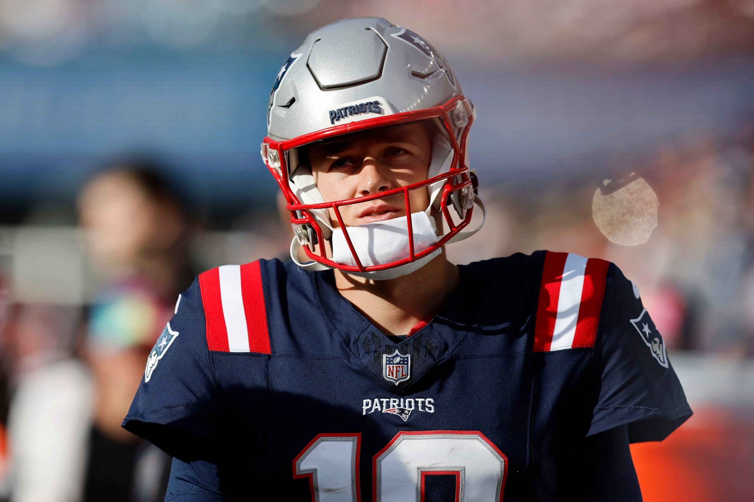 Patriots quarterback Mac Jones responds to Brian Burns' apology request -  On3