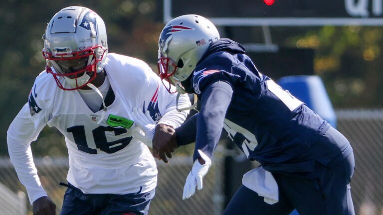 Malik Cunningham looks to catch on with Patriots at wide receiver, like  other college quarterbacks before him - The Boston Globe