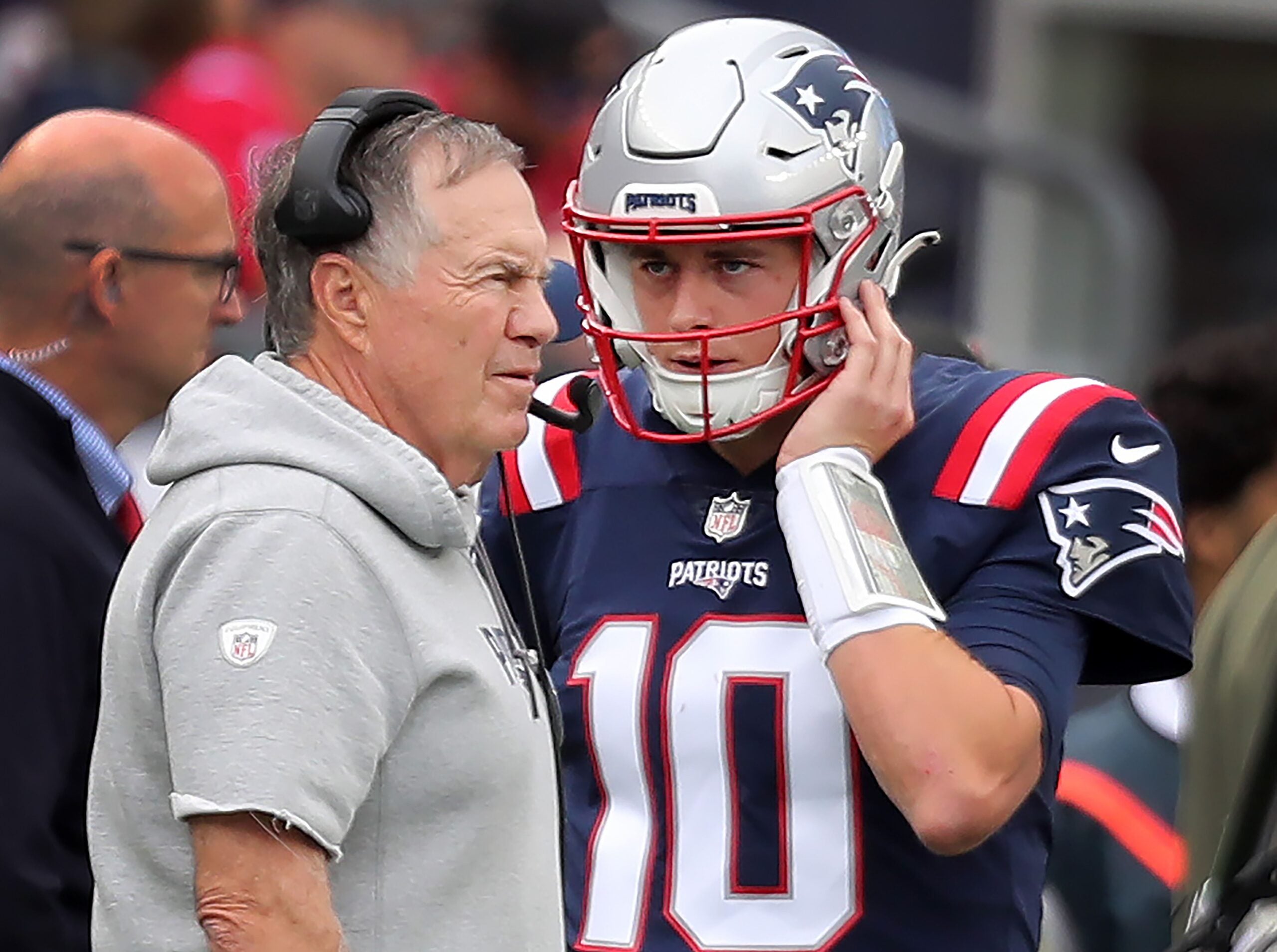 Bill Belichick got furious at reporters for asking about Mac Jones