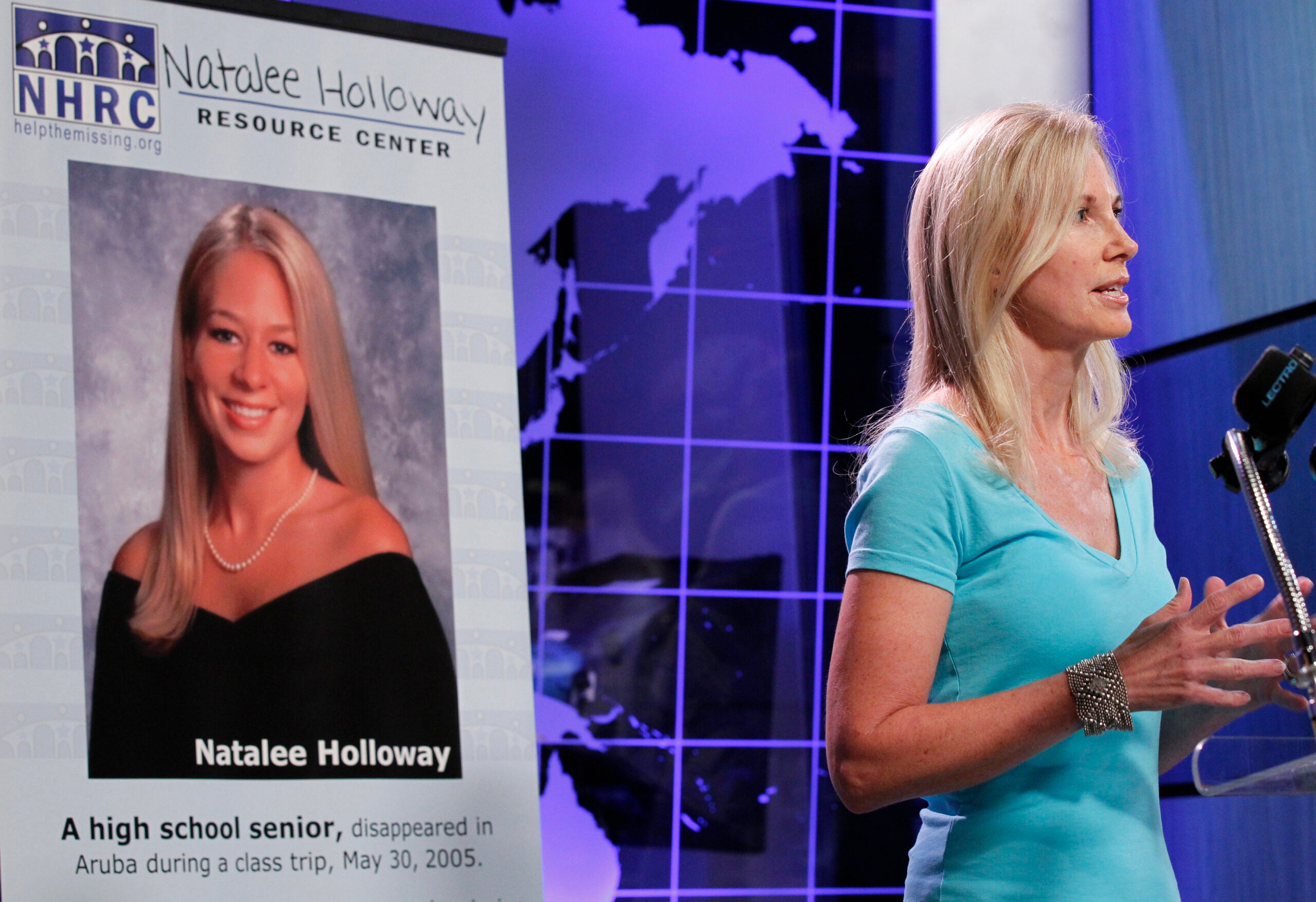 Beth Holloway, the mother of Natalee Holloway, in 2010.