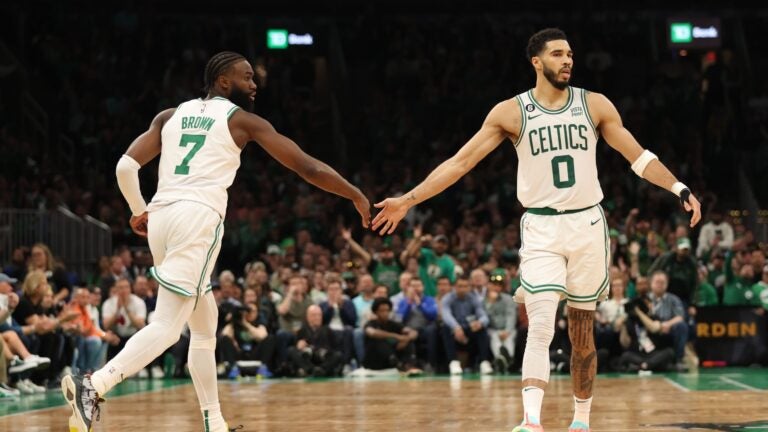 Jayson Tatum and Derrick White made a bet. Here's why White wants to lose.  - The Boston Globe