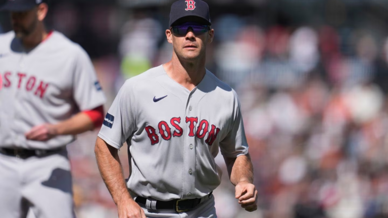 The Red Sox have fired pitching coach Dave Bush (pictured) and third base coach/infield instructor Carlos Febles.