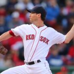 Boston- 09/26/15 - Red Sox vs Orioles- Sox starting pitcher Craig Breslow fires a first inning pitch.