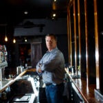 Restauranteur Doug Bacon poses for a portrait in his Hopewell Kitchen and Bar in Boston, MA, July 19, 2017. Bacon paid hundreds of thousands of dollars for his liquor license when he first started out in the business.